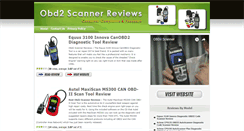 Desktop Screenshot of obd2scannerreviews.com
